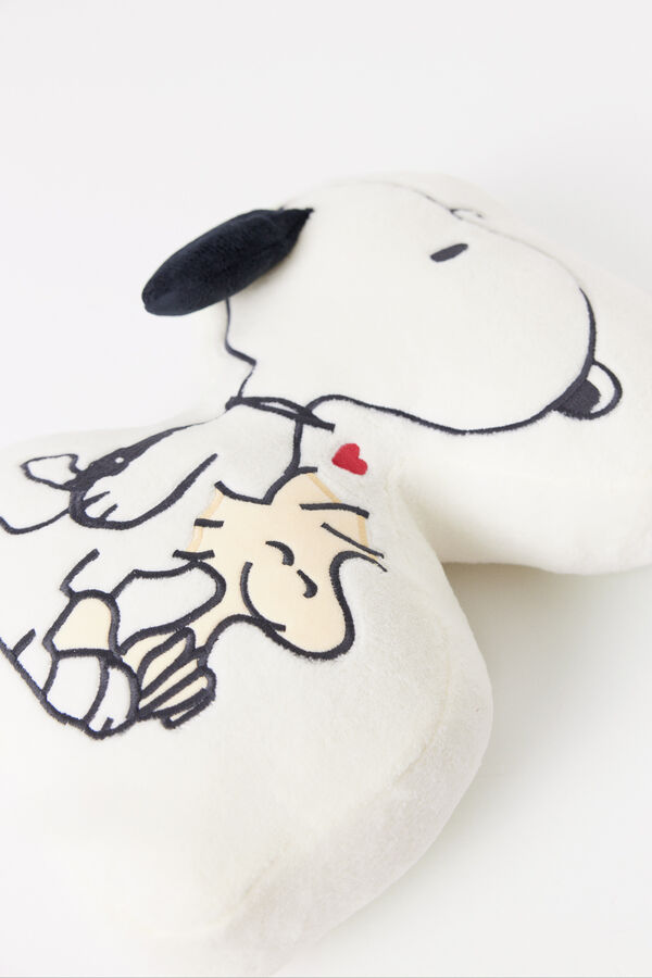 Women'secret Coj&iacute;n s&uacute;per suave Snoopy marfil