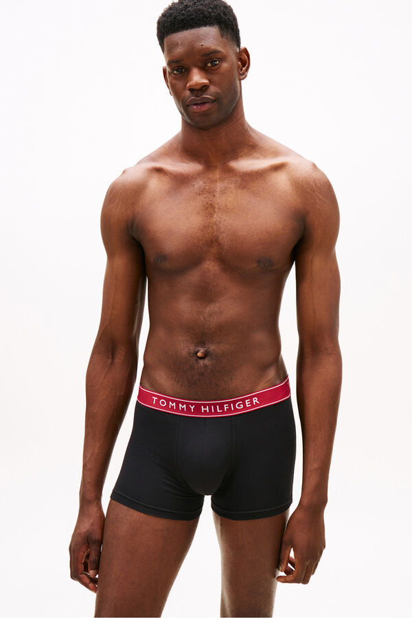 Tommy Hilfiger Pack de 3 Boxers Algod&oacute;n negro