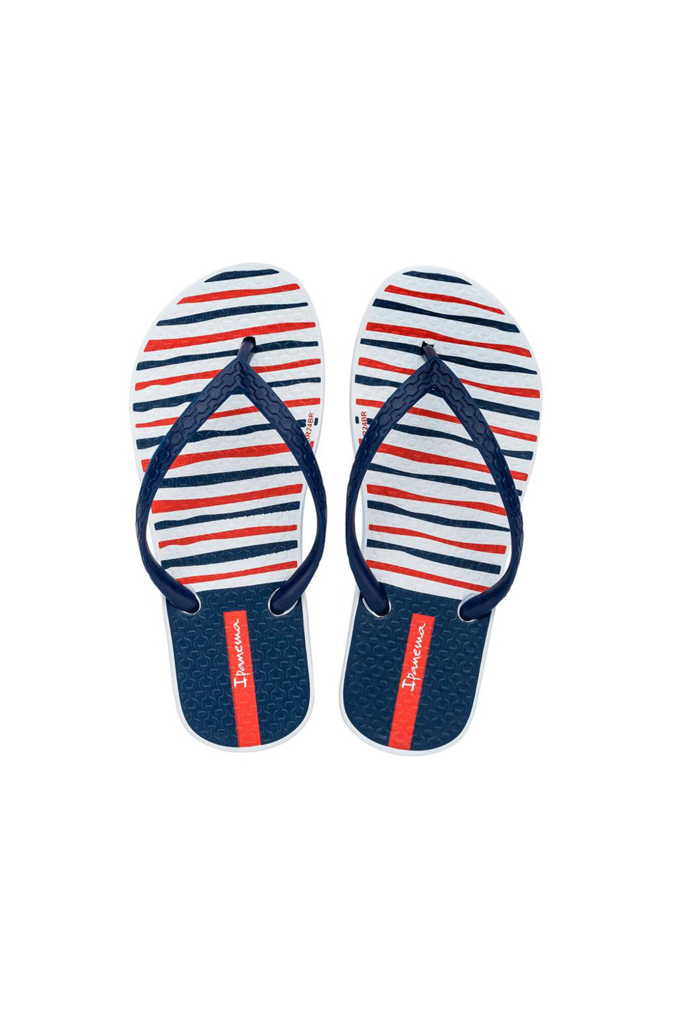 Ipanema Chinelos cl&aacute;ssicos riscas brancos