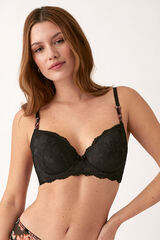 Promise Capacidade de soutien enchimento fino preto