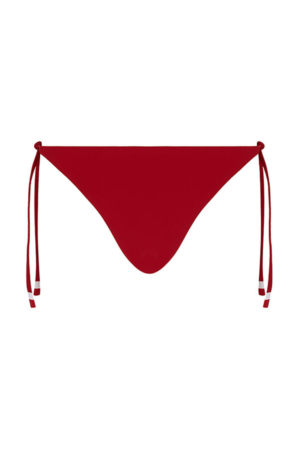 Women'secret Braga bikini brasileña tiras roja rojo