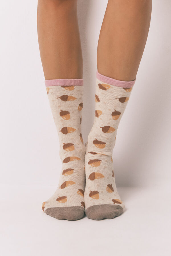 Women'secret Pacote com 3 meias longas de esquilo  estampado