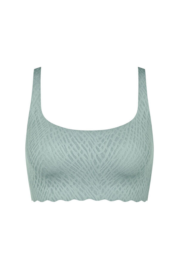 Sloggi Top sem costura azul