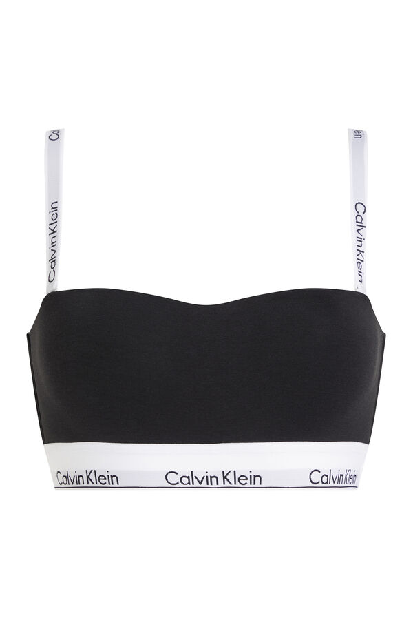 Calvin Klein Corpi&ntilde;o sin tirantes - Modern Cotton negro