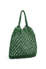 Pieces Bolso de crochet  verde