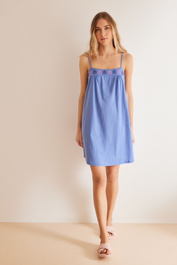 Women'secret Camis&oacute;n 100% algod&oacute;n pespuntes estampado