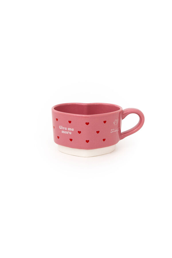 Mr. Wonderful Set de 2 tazas apilables - Give me more amore estampado