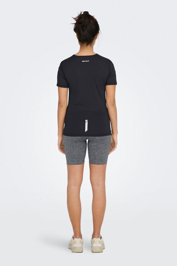 Only Play Camiseta de manga corta ligera negro
