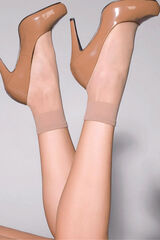 Ivette Bridal Pack2 Meias soquetes largura máxi 20dn cru