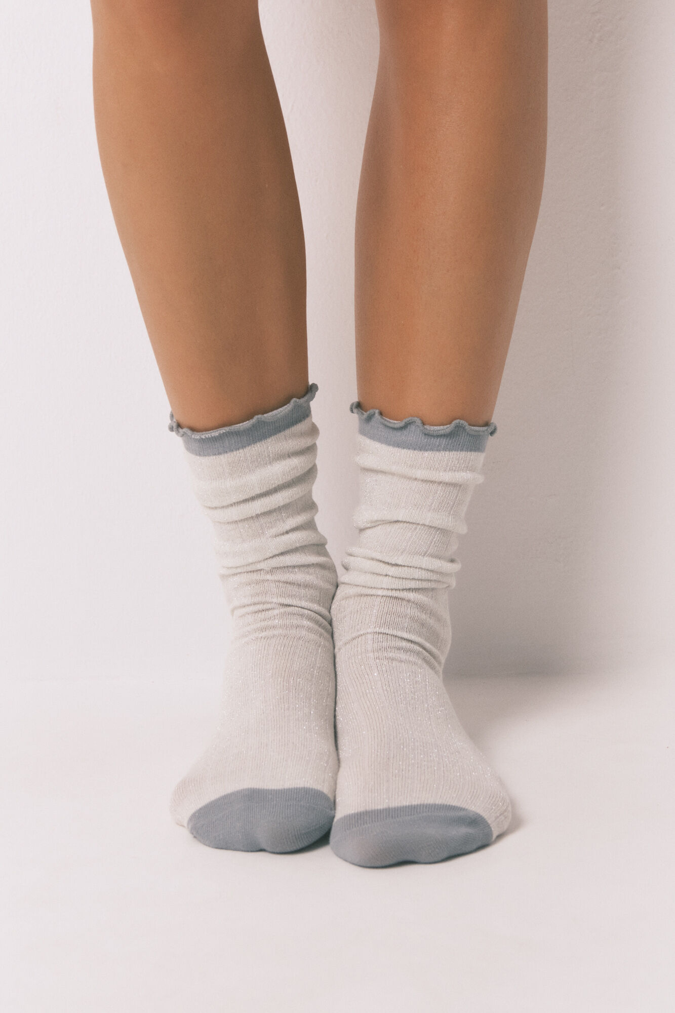 Women'secret Meias longas meias cru bege