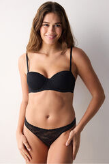 Penti Sujetador con aro encaje negro