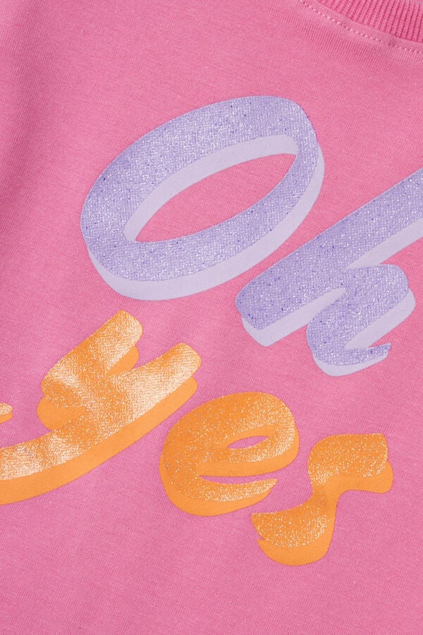 Name it Camiseta ni&ntilde;a manga corta morado/lila