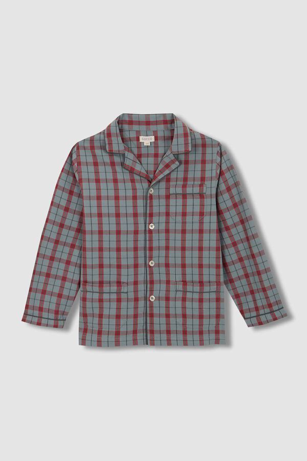 Gocco Pijama verde de quadros verdes verde