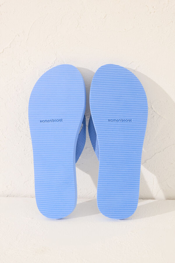 Women'secret Chinelos azuis Garfield azul