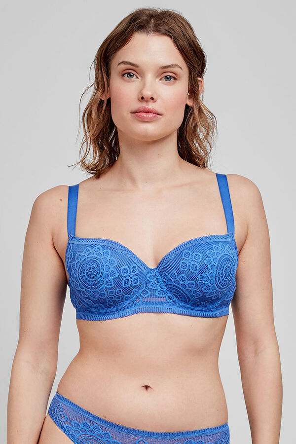 Gisela Sutiã capacidade azul azul