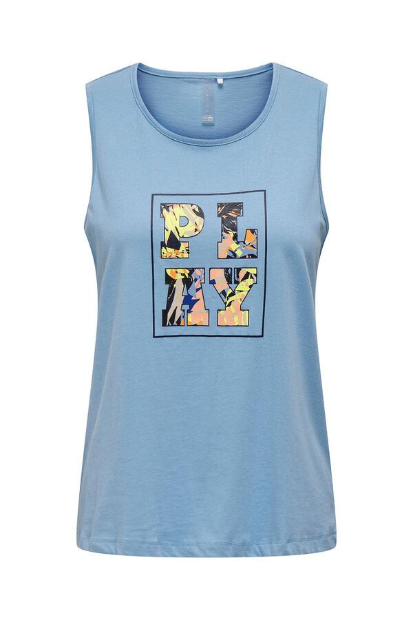 Only Play Camiseta de tirantes turquesa