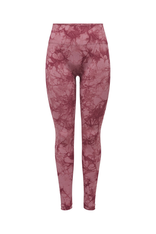 Only Play Legging desportivo sem costura tie dye vermelho