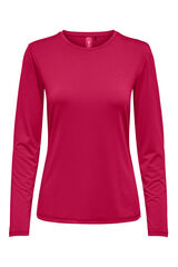 Only Play T-shirt técnica manga comprida rosa
