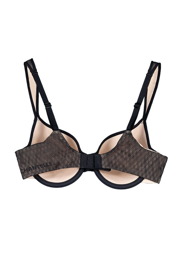 Chantelle Soutien com aros memory Smooth Lines preto