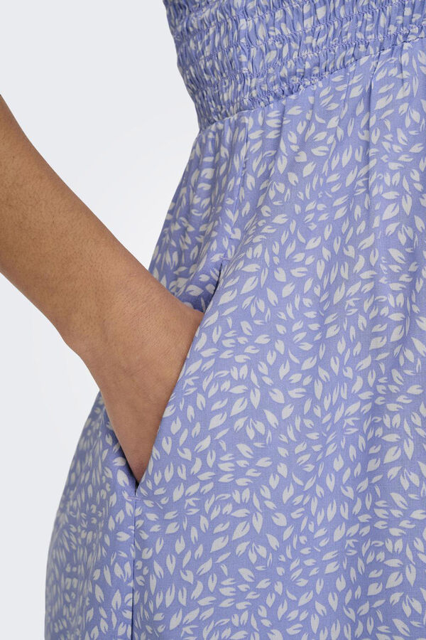 Only Maternity Vestido curto maternity sustent&aacute;vel rosa