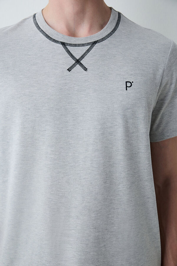 Penti Conjunto de pijama largo gris gris