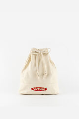 Victoria Mochila de algod&atilde;o branco