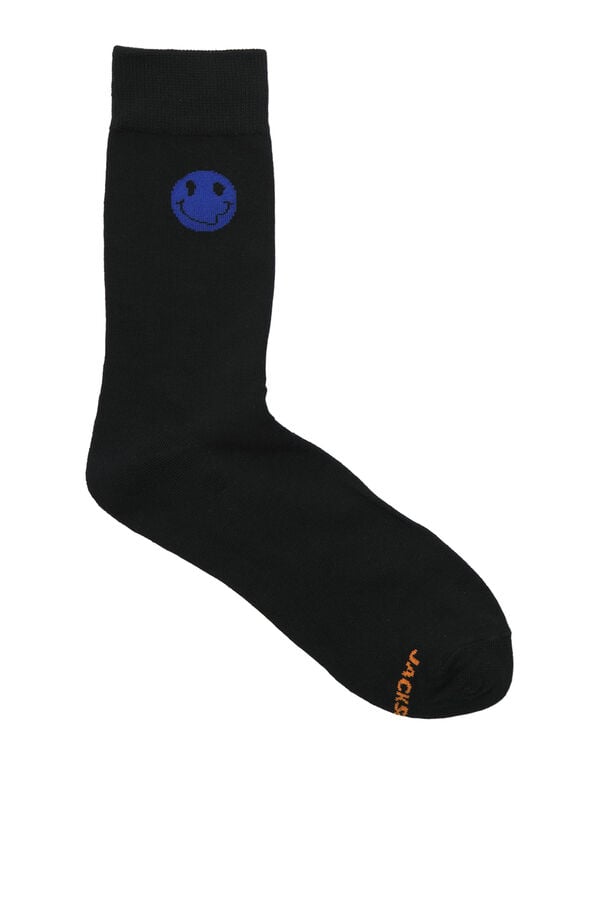Jack & Jones Pack de 3 calcetines estampados negro