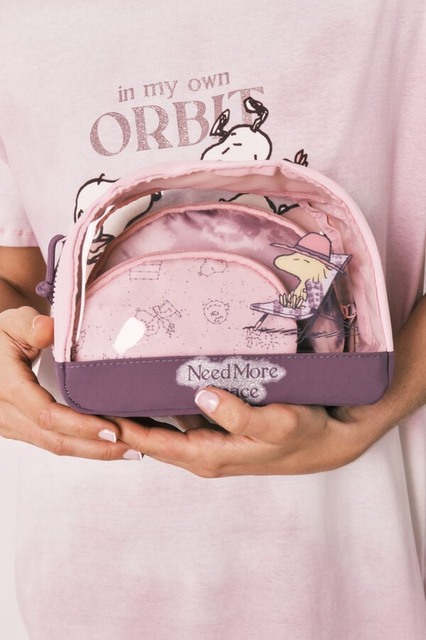 Women'secret Pack 3 neceseres Snoopy estampado