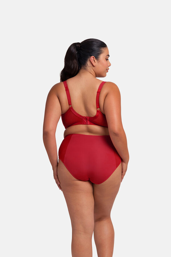 Dorina Culotte alta vermelho