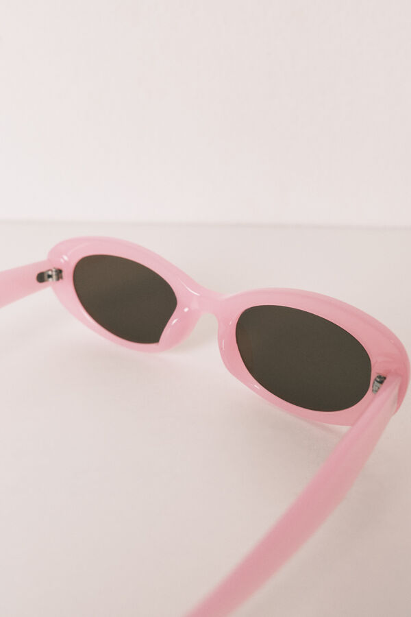 HI&BYE Gafas sol rosa funda rosa