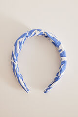 Women'secret Diadema pelo estampado azul estampado