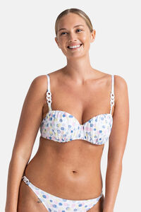 Dorina Bikini estilo bandeau con relleno ligero