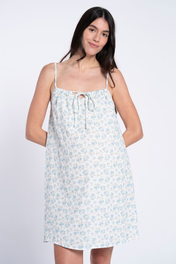 Ohma! Camis&oacute;n premam&aacute; en plumetti blanco