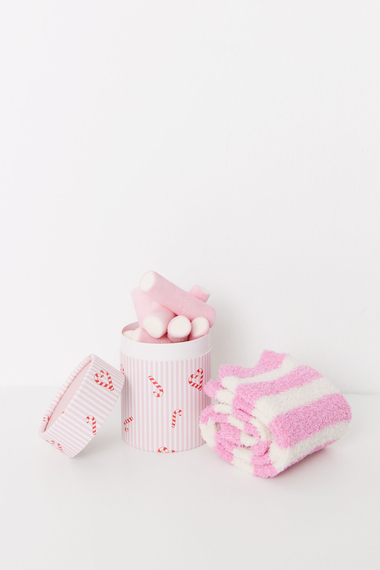 Women'secret Meias tricot riscas em borrego