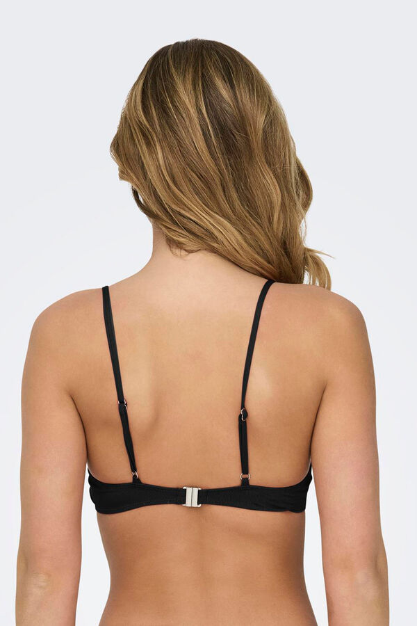Only Top bikini nudo negro
