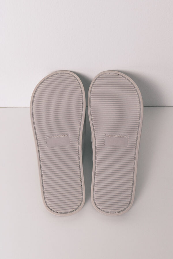 Women'secret Chinelos de quarto acolchoados estampado