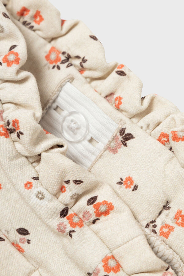 Name it Cal&ccedil;as menina estampado floral branco