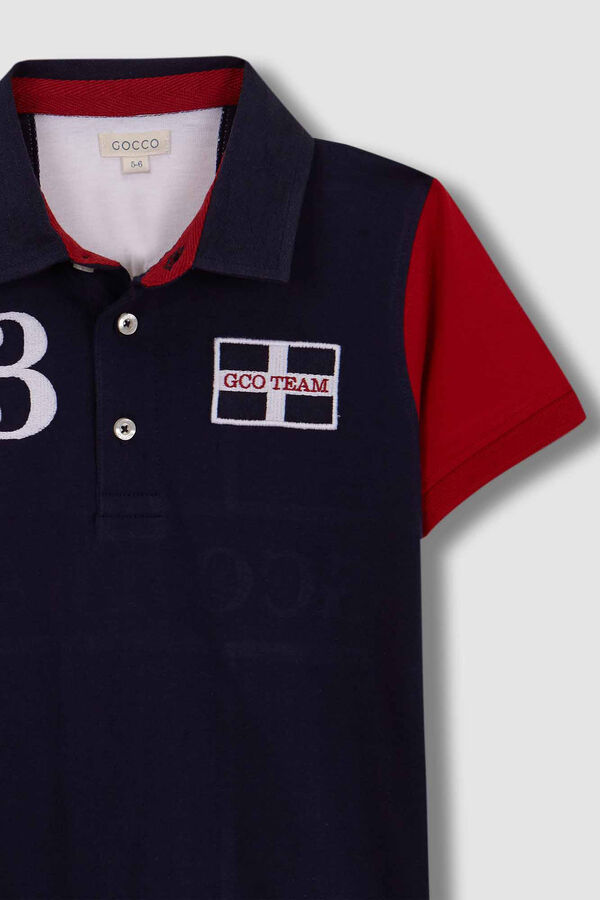 Gocco Polo contrastes azul azul