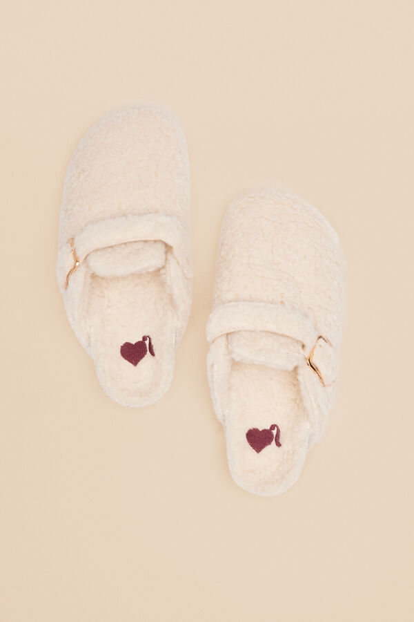 Women'secret Chinelos de casa soca La Vecina Rubia bege