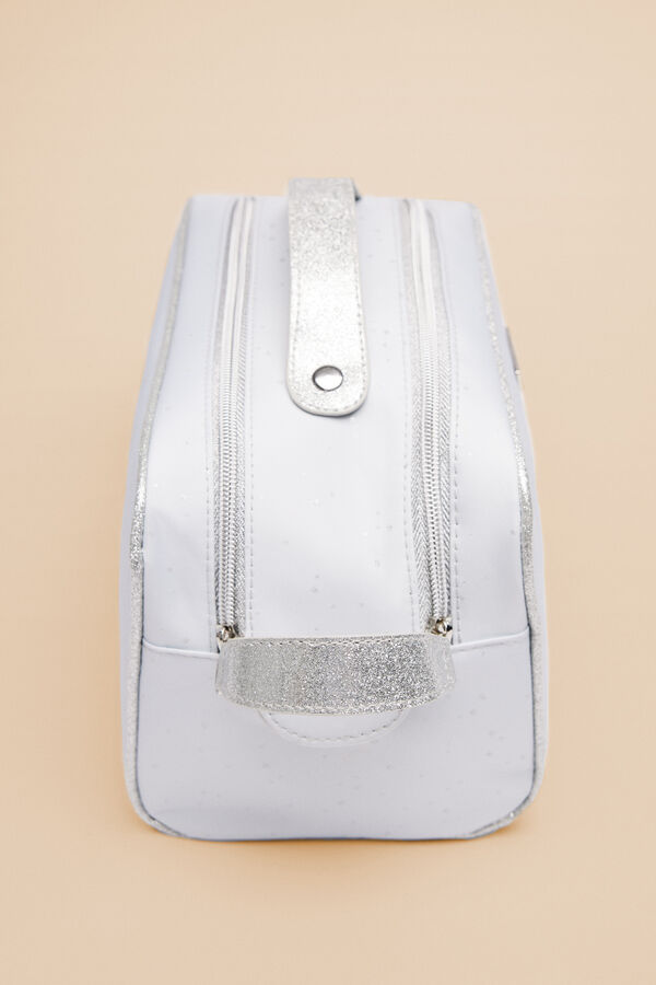 Women'secret Neceser grande plateado estrellas gris