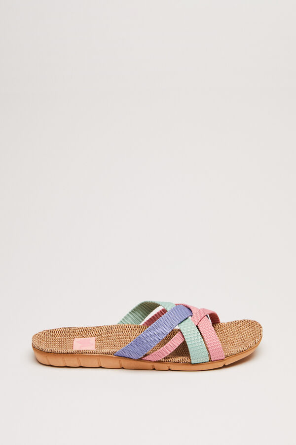 Women'secret Sand&aacute;lias tiras cruzadas La Vecina Rubia estampado