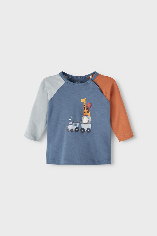 Name it T-shirt de beb&eacute; menino azul