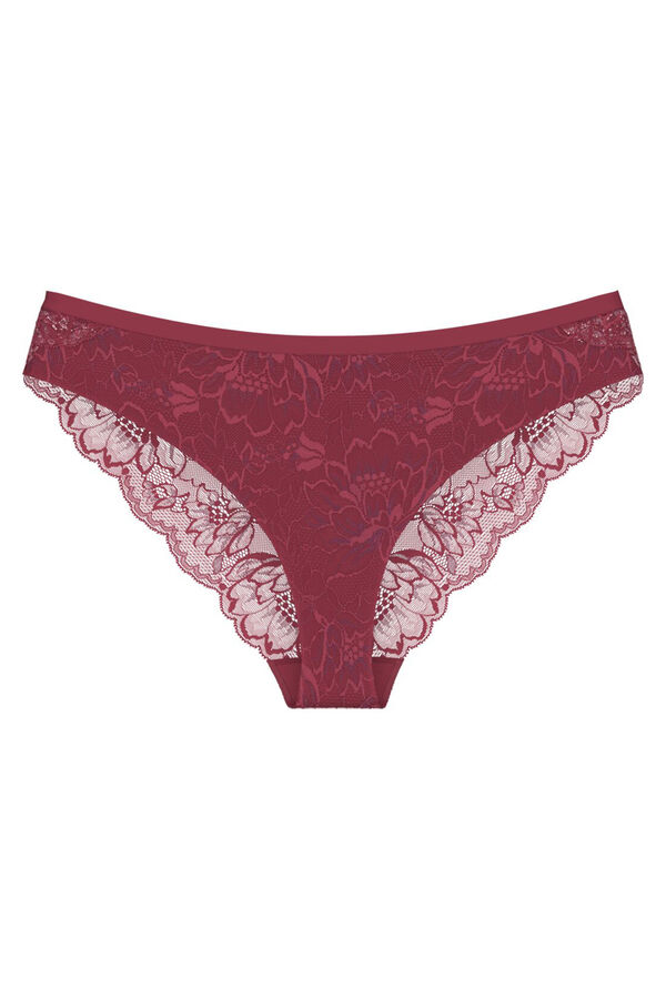 Triumph Braga brasile&ntilde;a de encaje burdeos