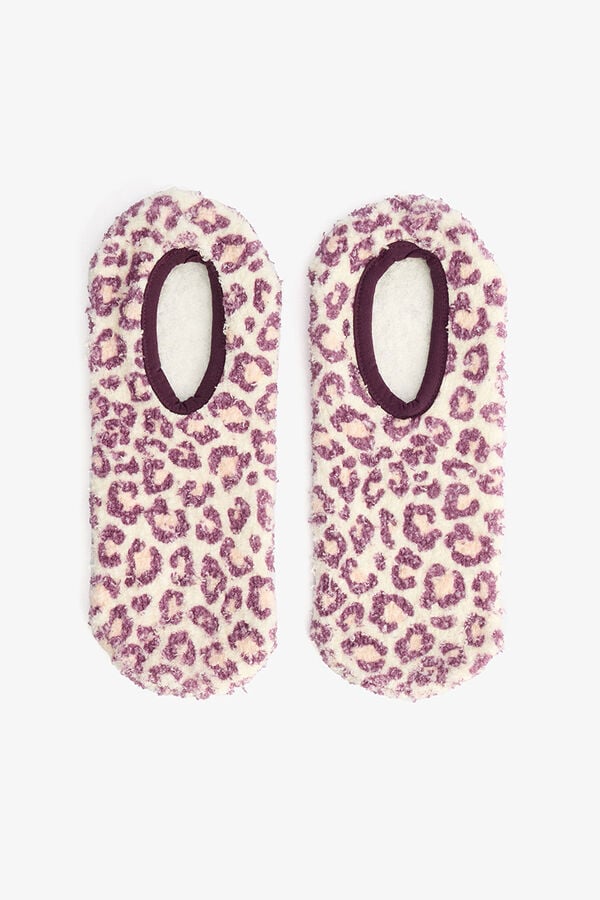 Penti Meias com estampado de leopardo estampado