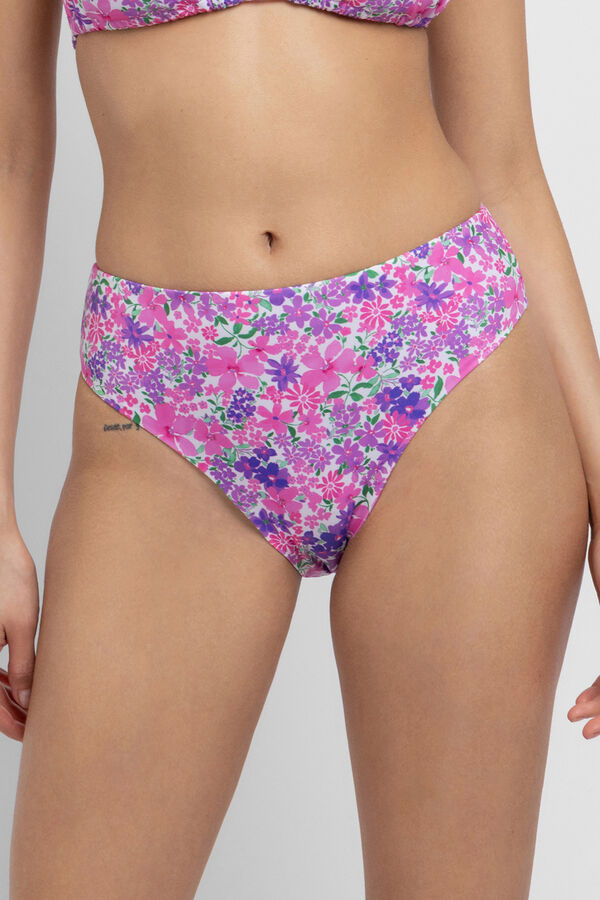 Dorina Braga bikini pierna alta Es paradis morado/lila