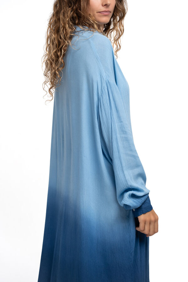 Abbacino T&uacute;nica camisera larga print degradado azul