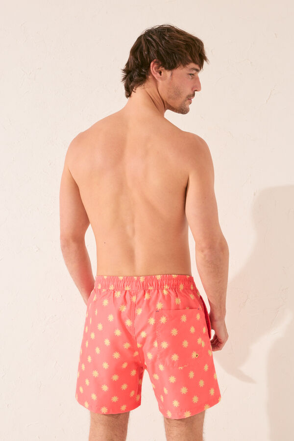 Women'secret Ba&ntilde;ador hombre print SmileyWorld&reg; coral