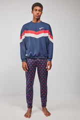 Gisela Super Man Men's Long Pajamas azul