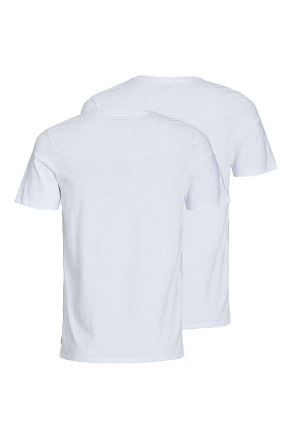 Jack & Jones Pack 2 camisetas regular fit blanco