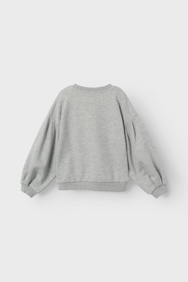 Name it Sudadera ni&ntilde;a detalle lentejuela gris